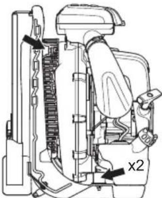 HUSQVARNA 570BFS - Système anti-vibrations - 2