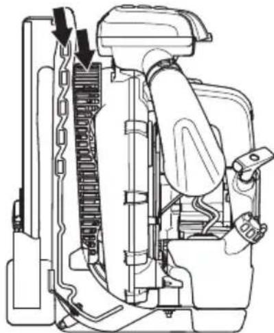 HUSQVARNA 570BFS - Air intake screen - 1