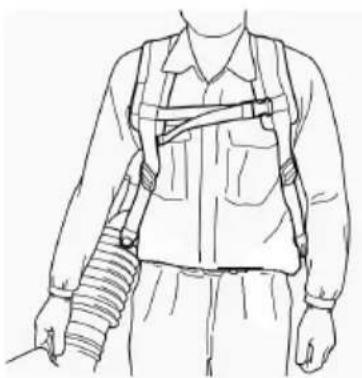 HUSQVARNA 570BFS - Adjusting the harness - 2