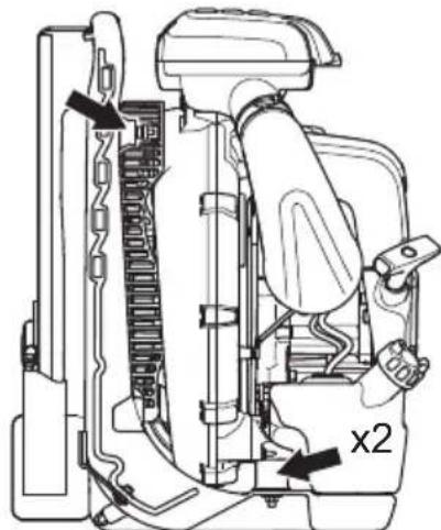 HUSQVARNA 570BFS - Sistema amortiguidor de vibraciones - 3