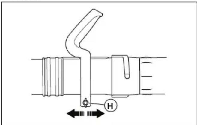 HUSQVARNA 580BFS - To assemble the tube and handle on the product :580BFS Mark III - 5