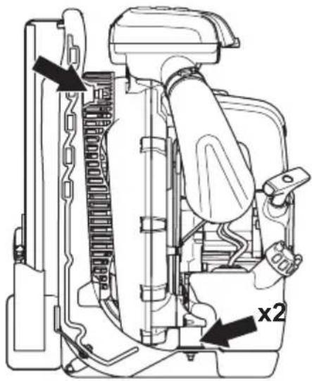 HUSQVARNA 580BFS - Vibration damping system - 1