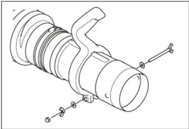 HUSQVARNA 580BFS - To assemble the tube and handle on the product :580BFS Mark III - 3