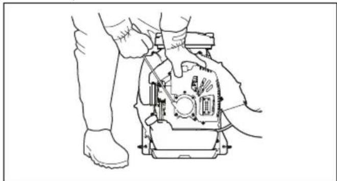 HUSQVARNA 580BFS - To start the product - 2
