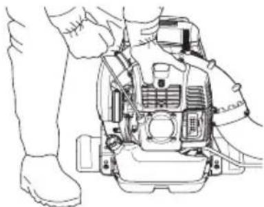 HUSQVARNA 580BTS Mark II - Arranque - 1