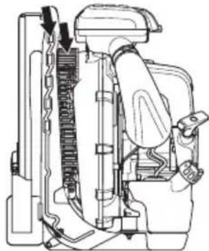 HUSQVARNA 580BTS Mark II - Grille d'entrée d'air - 1