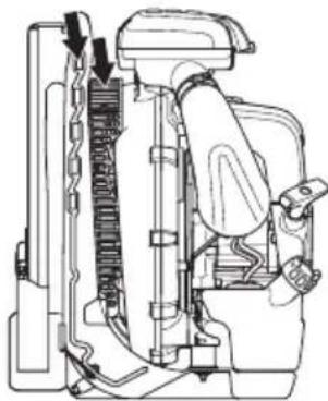 HUSQVARNA 580BTS Mark II - Rejilla de la toma de aire - 1