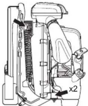 HUSQVARNA 580BTS Mark II - Vibration damping system - 2