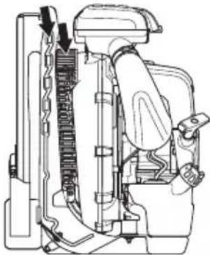 HUSQVARNA 560BFS - Grille d'entrée d'air - 1