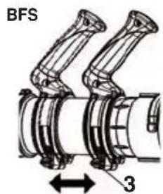 HUSQVARNA 560BFS - Mango de control - 2