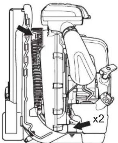 HUSQVARNA 560BFS - Système anti-vibrations - 1