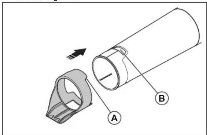 HUSQVARNA 230iB - To attach the scraper tool - 1