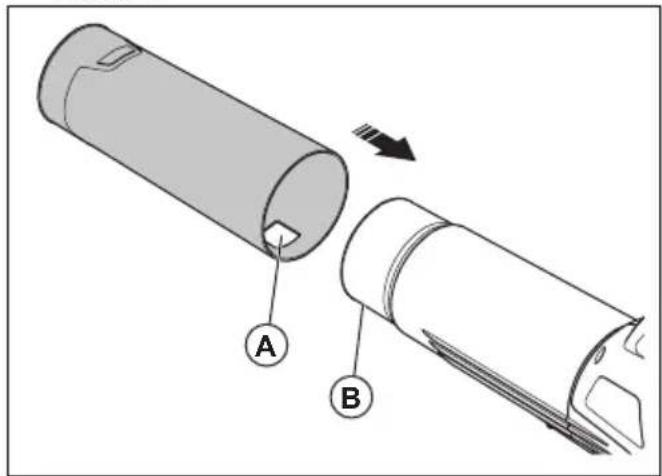HUSQVARNA 230iB - To assemble the blower tubes - 1