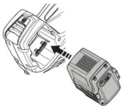 HUSQVARNA 230iB - Para conectar la bateria al producto - 2