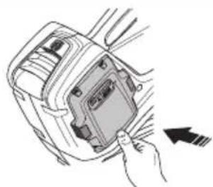 HUSQVARNA 230iB - To connect the battery to the product - 3