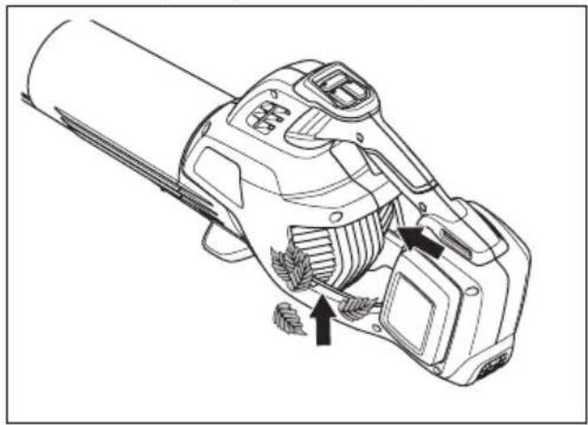 HUSQVARNA 230iB - Vérification de la prise d'air - 1