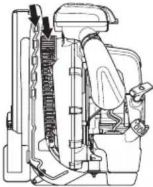 HUSQVARNA 560BTS - Grille d'entrée d'air - 1