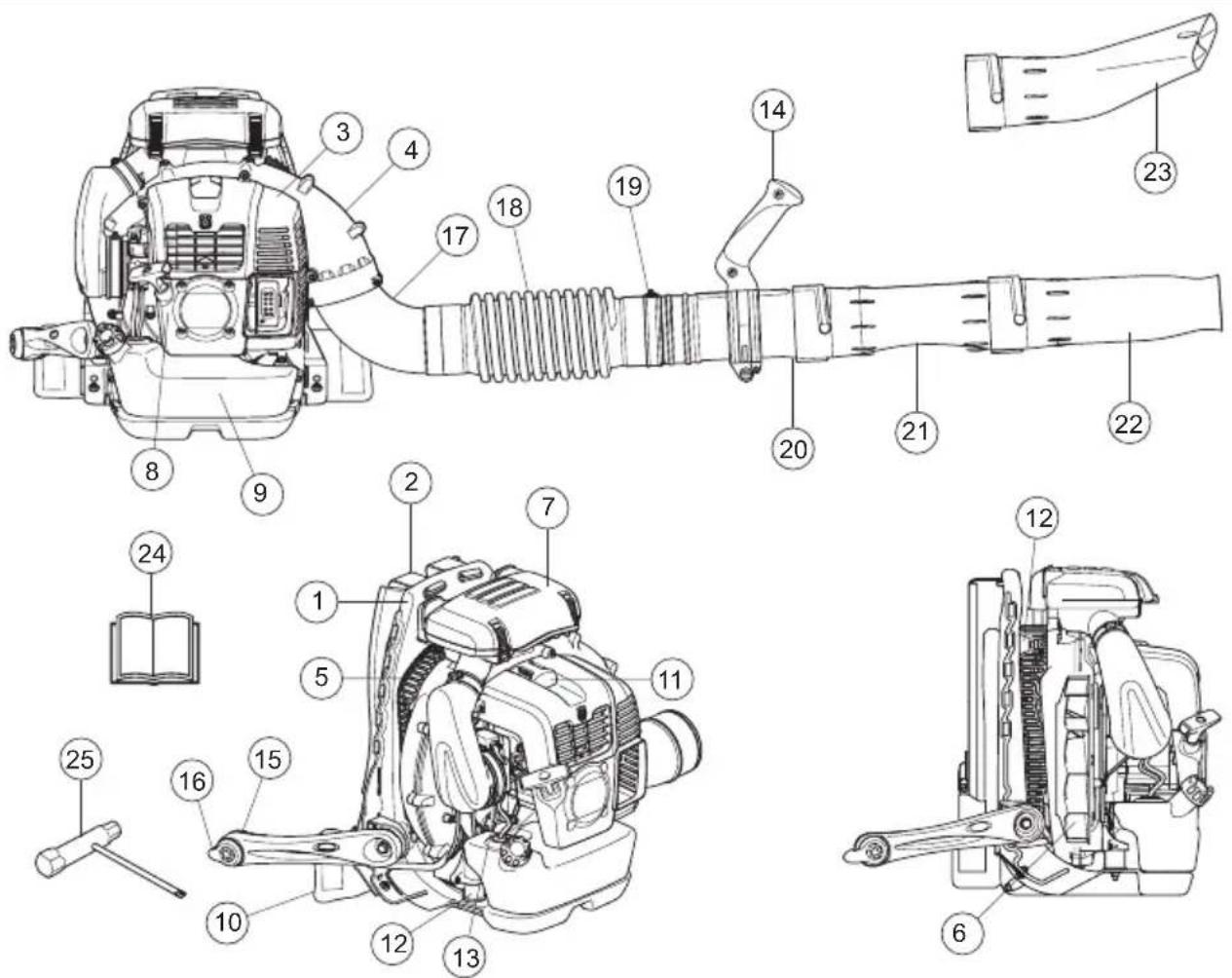 HUSQVARNA 560BTS - WHAT IS WHAT? - 1