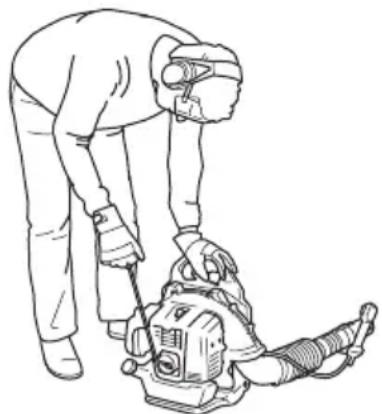 HUSQVARNA 350BF - Démarrage - 1