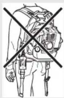 HUSQVARNA 350BF - Adjusting the harness - 2