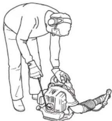 HUSQVARNA 350BF - Starting - 1