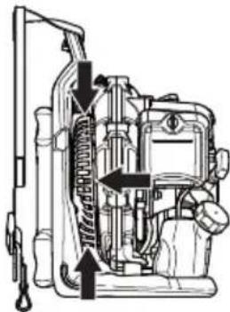 HUSQVARNA 350BF - Air intake screen - 1