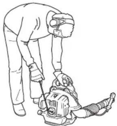HUSQVARNA 350BF - Demarrage - 1