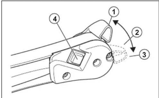 HUSQVARNA 580BFS Mark II - To operate the throttle switch :580BFS Mark II - 1