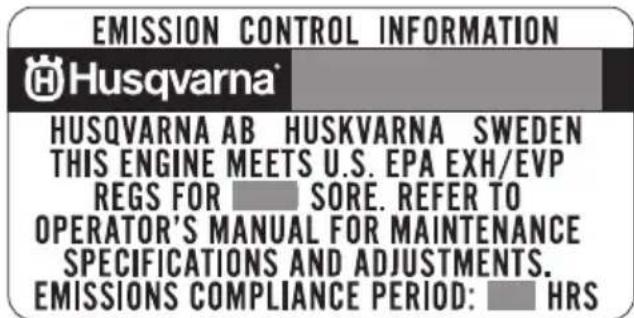 HUSQVARNA 580BFS Mark II - Symboles figurant sur l'appareil - 11