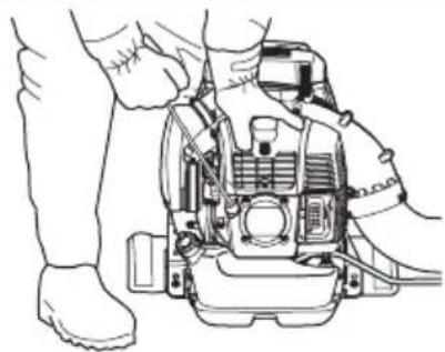 HUSQVARNA 580BFS Mark II - To start the product - 2