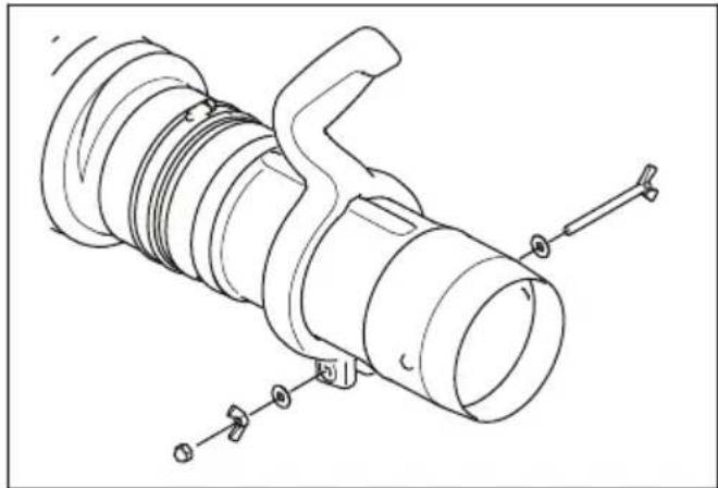 HUSQVARNA 580BFS Mark II - To assemble the tube and handle on the product :580BFS Mark II - 3