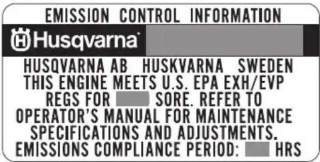 HUSQVARNA 580BFS Mark II - Simbolos en el producto - 10