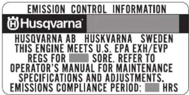 HUSQVARNA 580BFS Mark II - Symbols on the product - 4