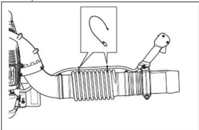 HUSQVARNA 580BFS Mark II - To assemble the tube and handle on the product :580BTS Mark II - 3
