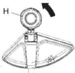 HUSQVARNA TS 138 - Trimmerikaitse ja trimmeripea paigaldamine (Model 128L) - 5