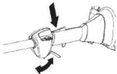 HUSQVARNA TS 138 - Akseleratoriaus gaiduko blokatorius - 4