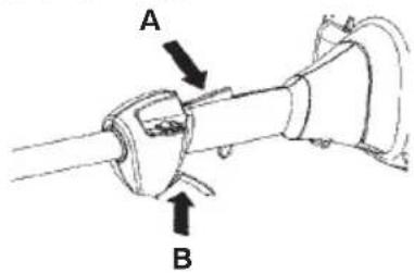 HUSQVARNA TS 138 - Gashendelvergrendeling - 1