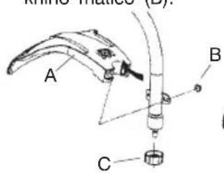 HUSQVARNA TS 138 - Montaža šcitnika trimerja in glave trimerja (128C) - 3