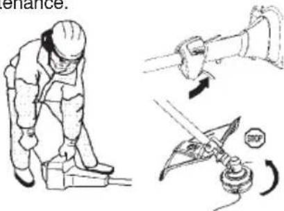 HUSQVARNA TS 138 - Throttle lock--out - 5