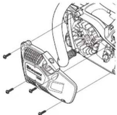 HUSQVARNA 472 - Een gebroken of versleten starterkoord verrangen - 3