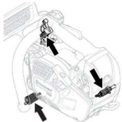 HUSQVARNA 472 - Sistema di smorzamento delle vibrazioni - 2