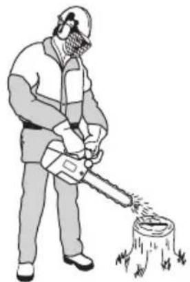 HUSQVARNA 472 - Controle van de kettingsmering - 1