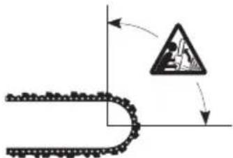 HUSQVARNA 472 - Freno della catena con protezione anticontraccolpo - 2