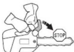 HUSQVARNA 472 - Controllodel freeno della catena - 3