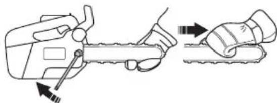 HUSQVARNA 472 - Ketting strekken - 7