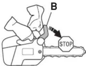 HUSQVARNA 472 - Freno della catena con protezione anticontraccolpo - 4
