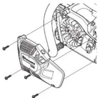 HUSQVARNA 472 - Remplacement d'une corde de lanceur rompue ou usée - 3
