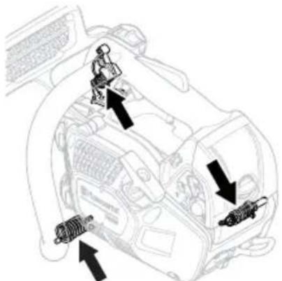 HUSQVARNA 472 - Système anti-vibrations - 2
