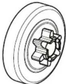 HUSQVARNA 472 - Kaededrivhjul - 2