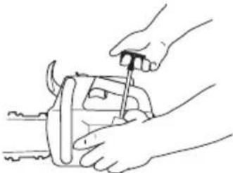 HUSQVARNA 472 - Montering av startmotor - 1